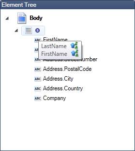 List Element Sorted Icon