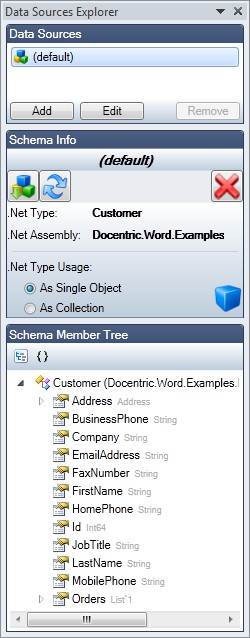 Data Sources Explorer