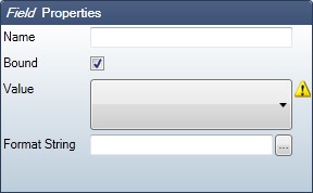 Field Element Properties Panel